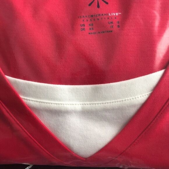 Isaac Mizrahi Live! Essentials Pima Cotton Layered Look Top - Picture 6 of 7